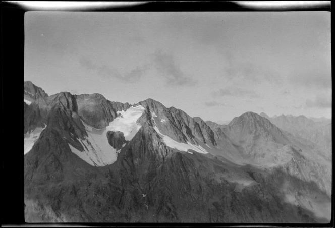Mountain, and Lyell Glacier, Southern Alps, Canterbury Region