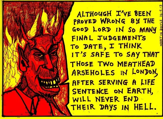 Doyle, Martin, 1956- :[Satan's opinion]. 24 May 2013