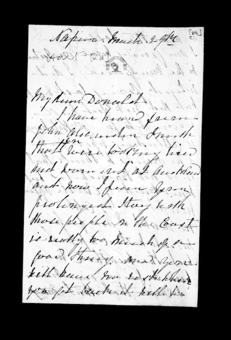 Inward family correspondence - Catherine Hart (sister); Catherine Isabella McLean (sister-in-law)