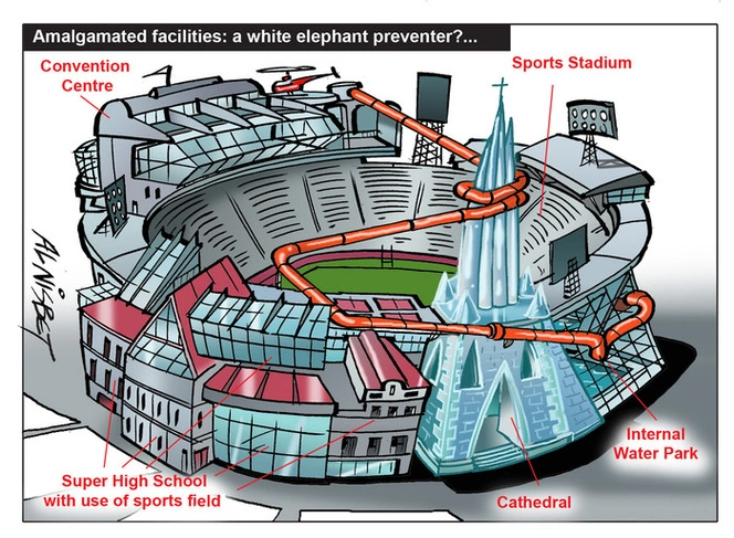 Nisbet, Alastair, 1958- :Amalgamated facilities - a white elephant preventer?. 31 May 2013