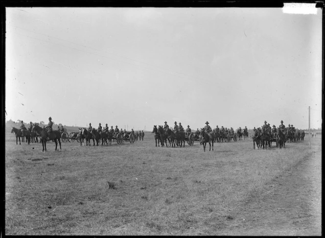 New Zealand mounted troops during World War I