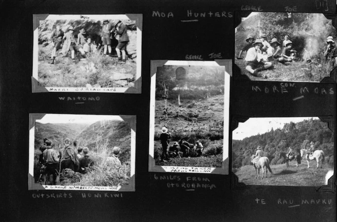 "Moa Hunters." Boy Scouts on a tramp