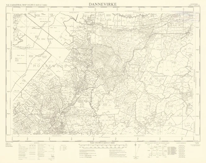 Dannevirke [electronic resource] / drawn by N.A. Thompson.