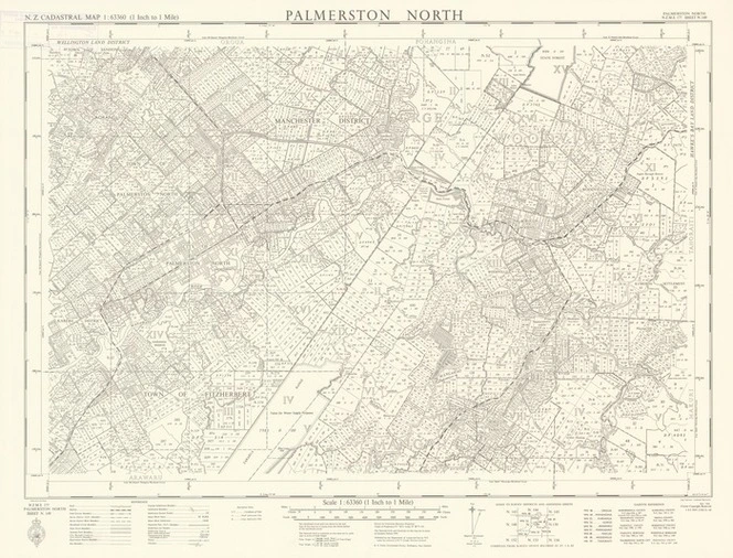 Palmerston North [electronic resource] / drawn by R.M. Penny.