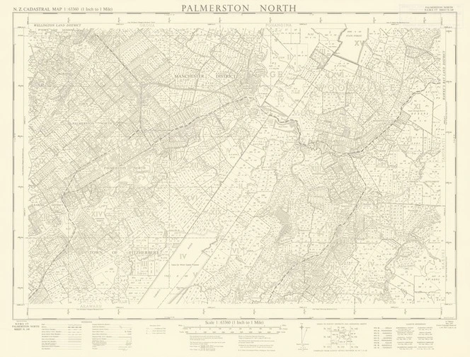 Palmerston North [electronic resource] / drawn by R.M. Penny.