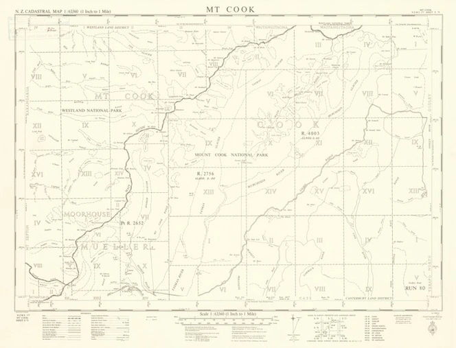 Mt Cook [electronic resource] / drawn by Mrs. D.M. Blackwell.