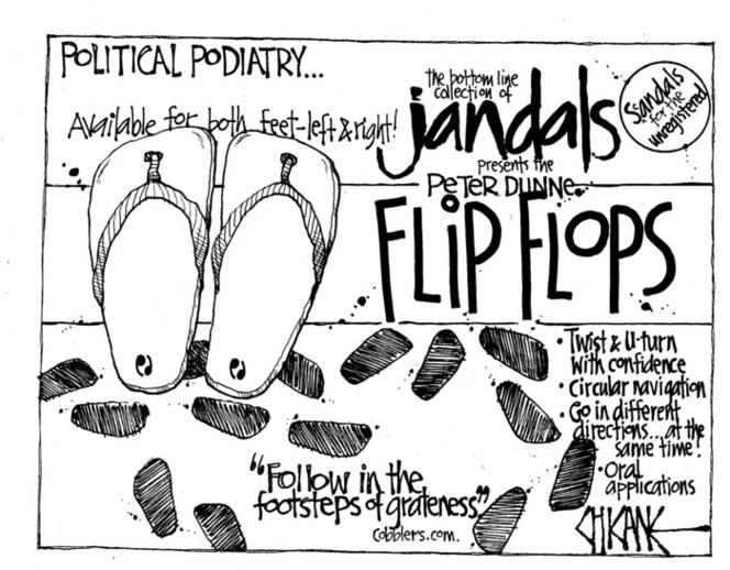 Winter, Mark 1958- :Flip flops. 26 July 2013