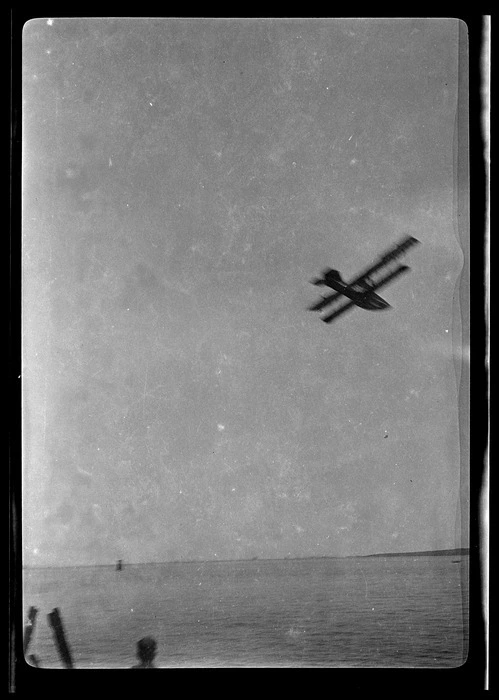 Aircraft over water at Kohimarama, Auckland