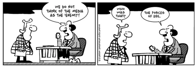 Fletcher, David 1952- :"We do not think of the media as the 'enemy'!" The Politician. 31 July 2013