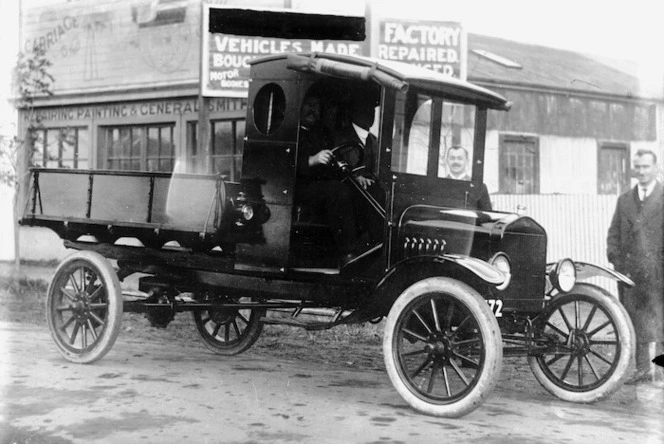 Ford truck used by Stratford coachbuilders McBain & Childs