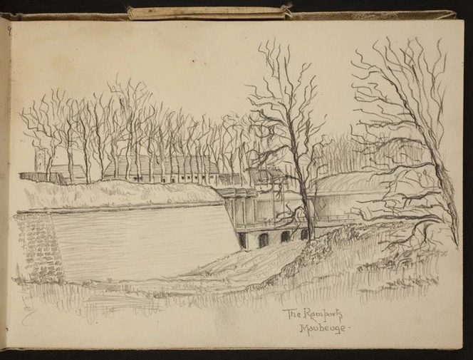 O'Grady, James, 1882?-1956 :The Ramparts, Maubeuge [1918-1919]