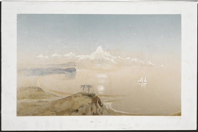 Heaphy, Charles 1820-1881 :Mt Cook, Greenstone country, Middle Id. [1846]