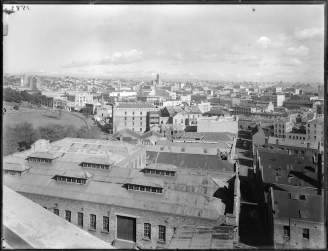 Auckland city, viewed from the Grand Hotel