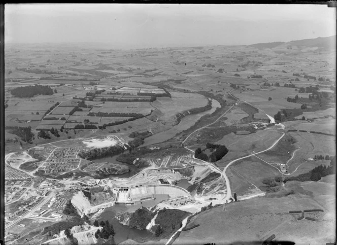 Karapiro Hydroelectric Power Station on the Waikato River