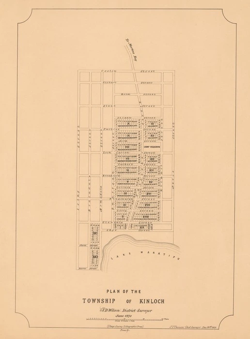 Plan of the township of Kinloch [electronic resource] / A.D. Wilson, district surveyor.