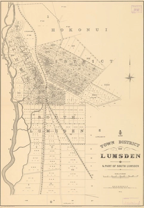 Town district of Lumsden [electronic resource] : & part of South Lumsden.