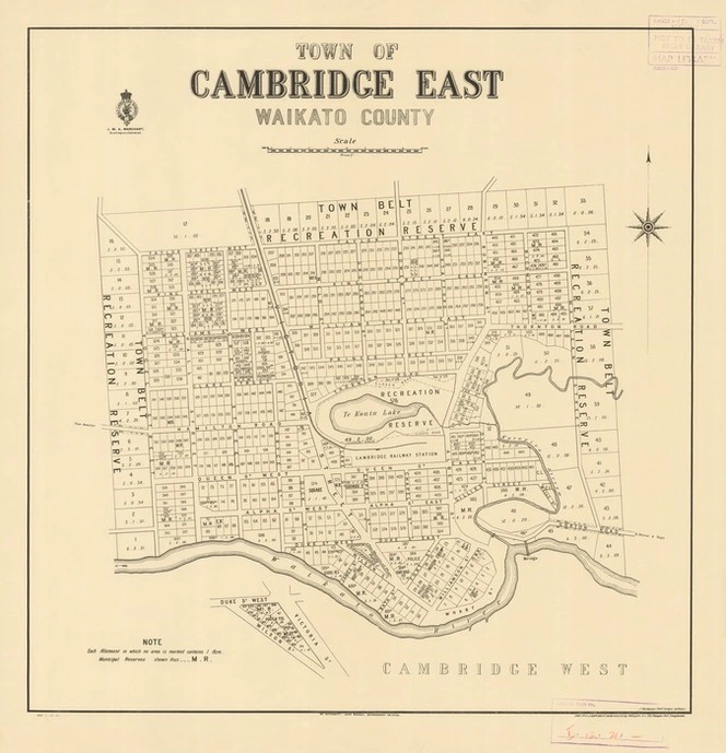 Town of Cambridge East.