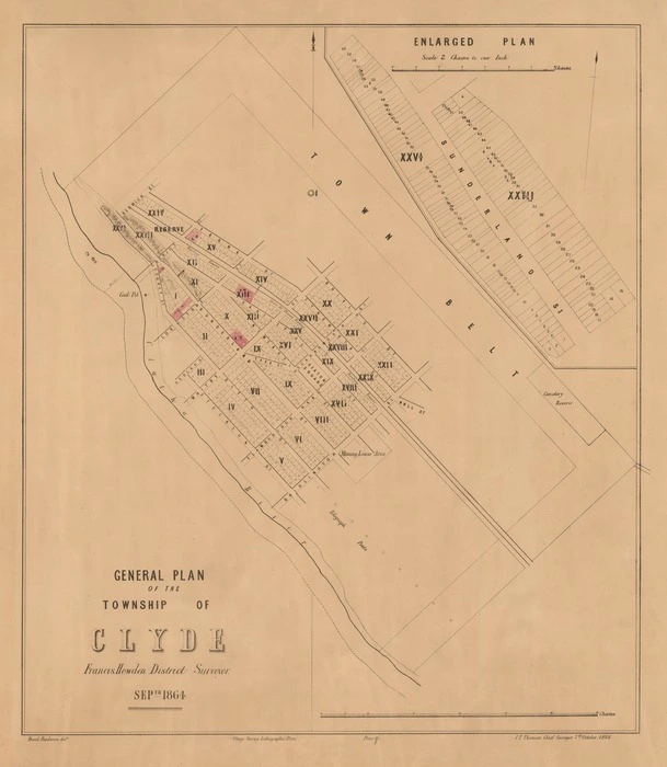 General plan of the township of Clyde / Francis Howden, district surveyor, Septr. 1864 : David Henderson, delt.