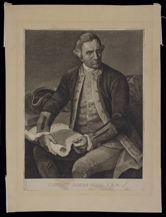 Holland, Nathaniel Dance (Sir), 1734-1811 :Captain James Cook, F R S. [after Nathaniel Dance Holland and John Keyse Sherwin, ca 1795]