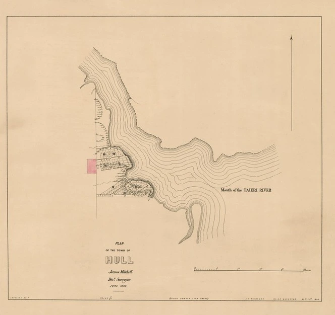 Plan of the town of Hull [electronic resource] / James Mitchell, district surveyor, June 1863 ; J. Douglas, Delt.