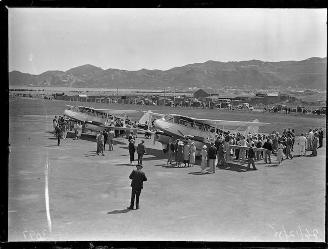 De Havilland aeroplanes, Rongotai Aerodrome, Wellington
