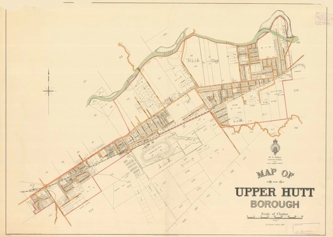 Map of Upper Hutt Borough [electronic resource] / H.E. Walsh, chief draughtsman ; F.W. Clayton, delt.