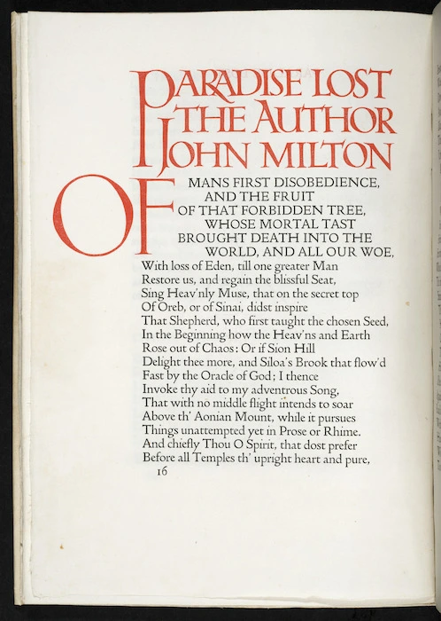 Paradise lost : a poem in XII books / the author John Milton.