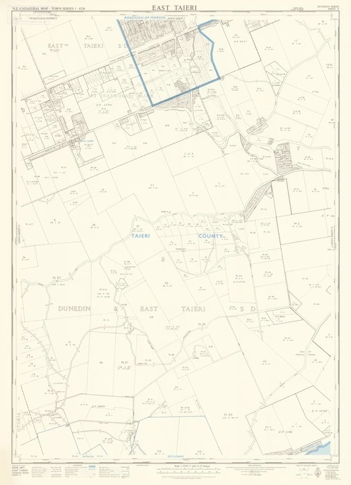 East Taieri [electronic resource] / drawn by E.J. Chirnside.