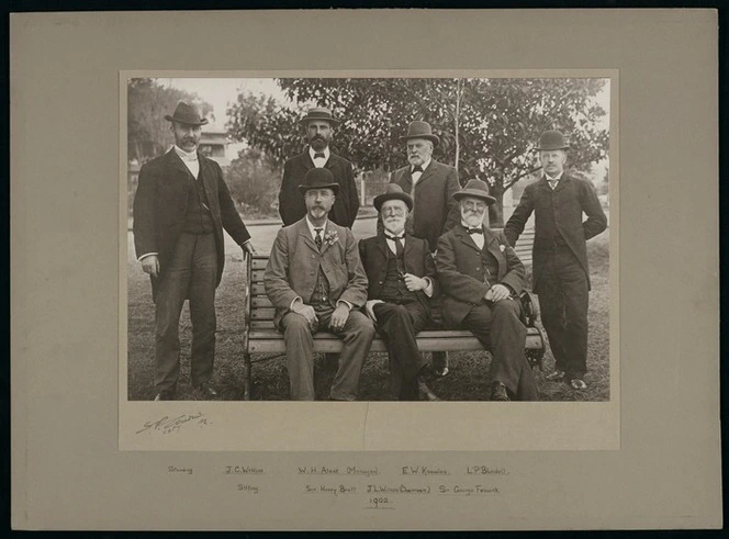 Andrew, Stanley Polkinghorne, 1879?-1964 :Members of the Board of the New Zealand Press Association
