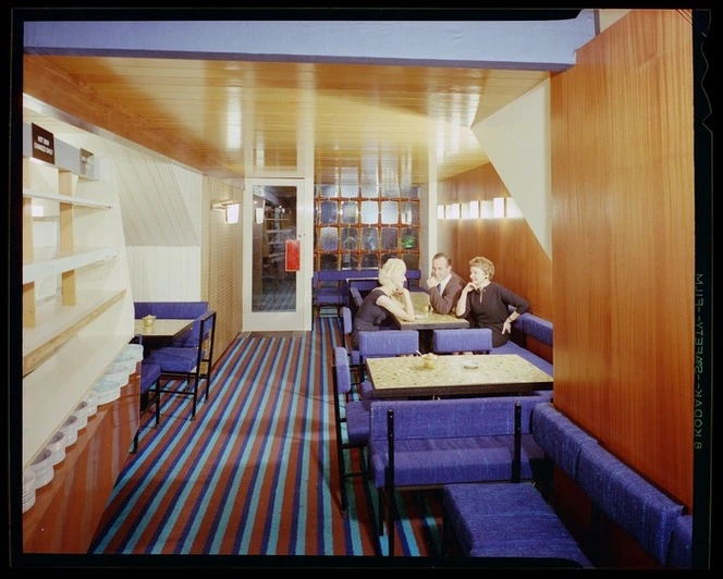 Interior of Suzy's Coffee Bar, Willis Street, Wellington