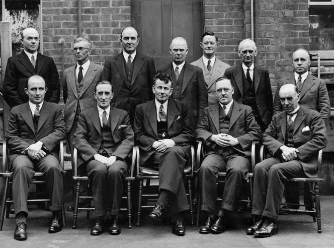 New Zealand Department of Scientific and Industrial Research :Photograph of New Zealand Research Council, 1936