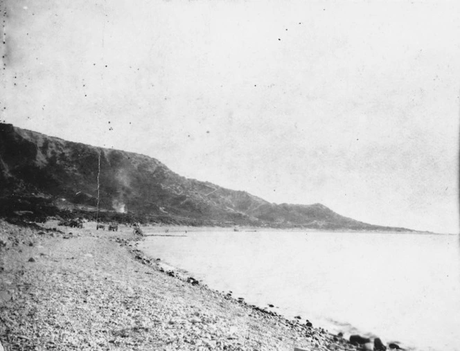 The beach where the soldiers bathed, Gallipoli, Turkey