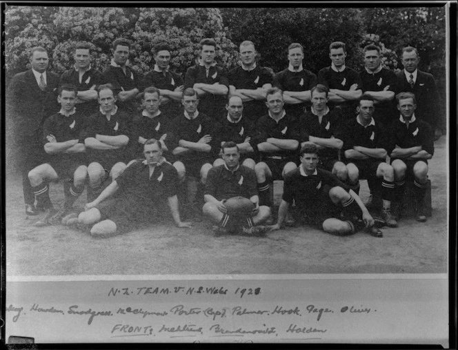 New Zealand rugby team vs New South Wales, Australia, 1928