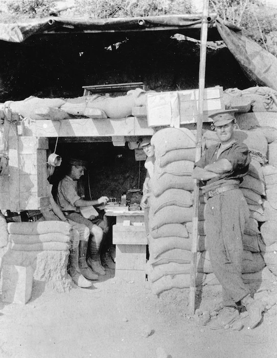 Headquarters Signals at ANZAC Cove, Gallipoli, Turkey