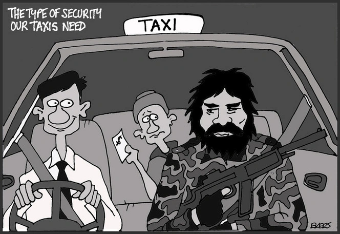 Ekers, Paul, 1961-: The type of security our taxis need. 2 February 2010