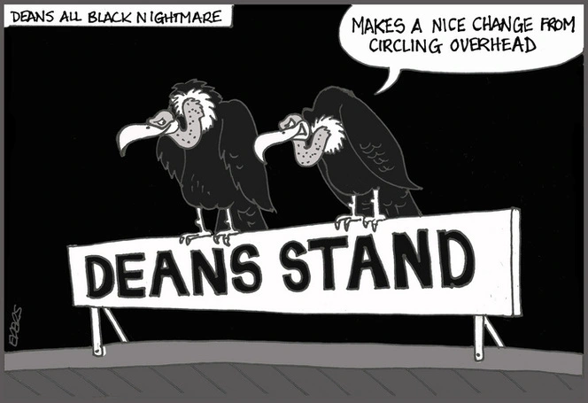 Ekers, Paul, 1961-: Dean's All Black nightmare. 3 August 2010