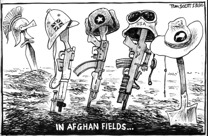 In Afghan fields... 5 August 2010