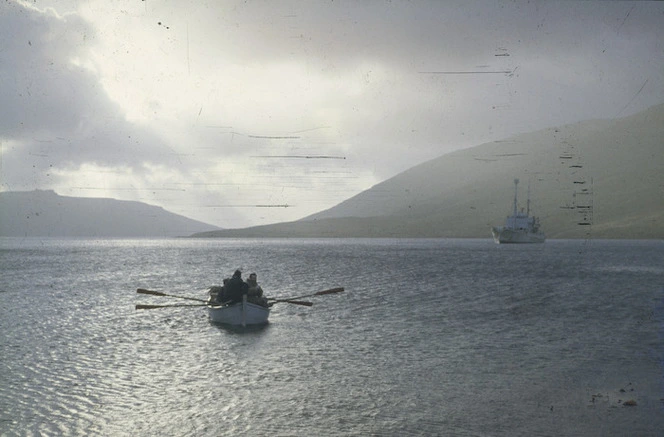 Visit from the New Zealand Survey Ship, Endeavour