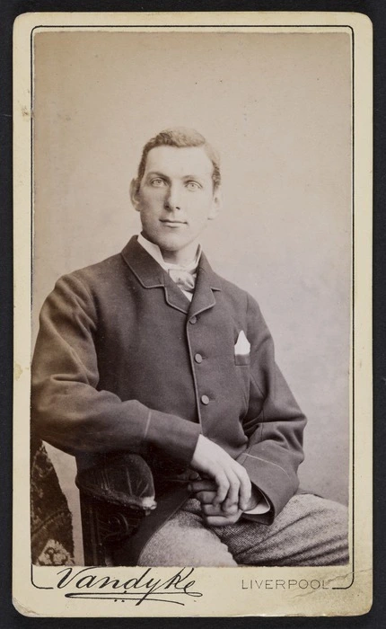 Vandyke (Liverpool) fl 1860s-1880s :Portrait of unidentified man