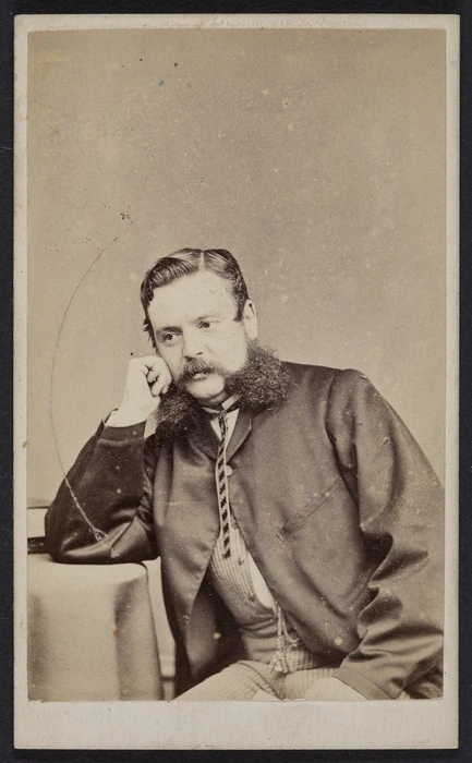 Wrigglesworth, J D (Wellington) fl 1863-1900 :Portrait of Captain G Buck