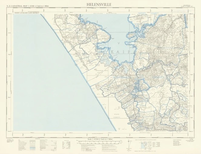 Helensville [electronic resource] / drawn by Thelma Williamson.