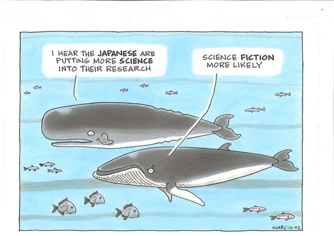 Clark, Laurence, 1949- :Japanese whaling. 12 July 2014
