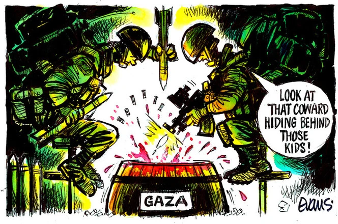 Evans, Malcolm Paul, 1945- :Gaza. 16 July 2014