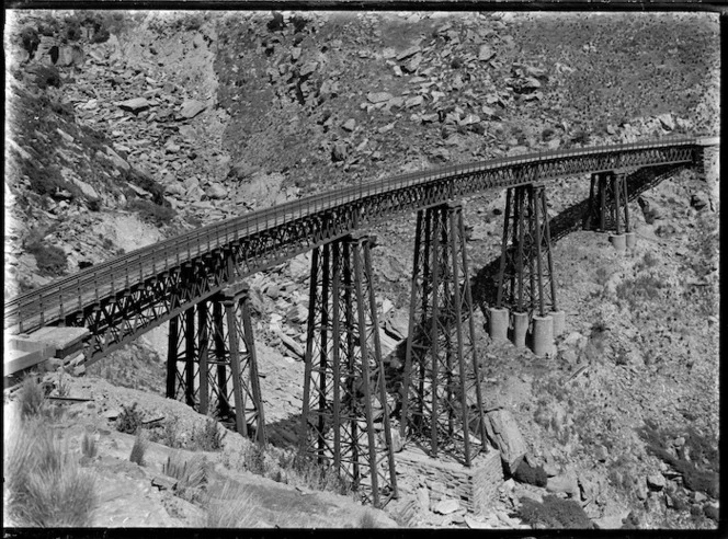 View of the Pay Creek (or Flat Stream?) railway viaduct.