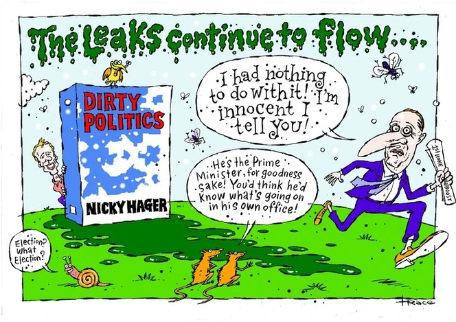 Hodgson, Trace, 1958- :The leaks continue to flow. 25 August 2014