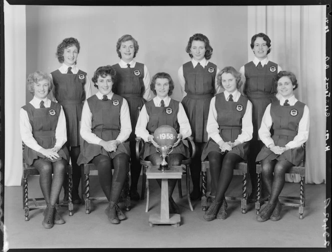 [H.M?] Customs women's basketball team of 1958