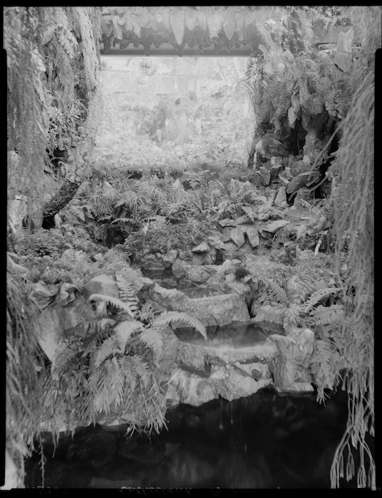 Grotto in Homewood conservatory, Karori, Wellington