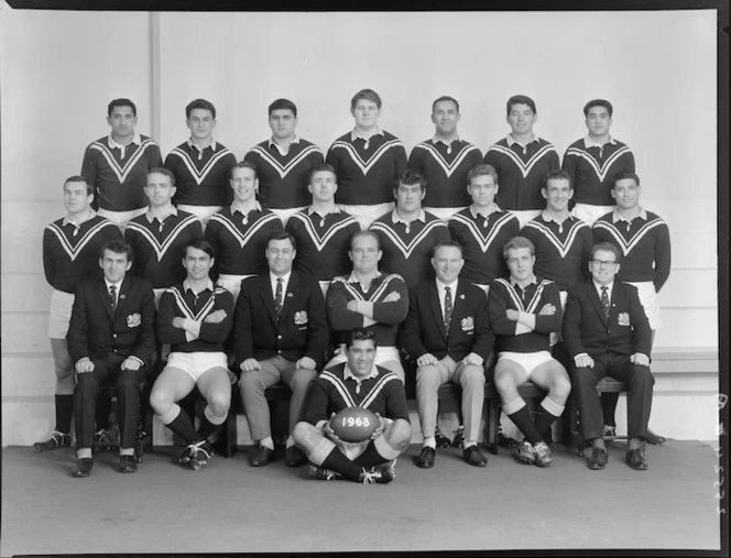 Wellington Rugby Football League, representative team, of 1968