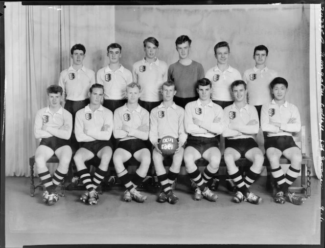Rongotai College, Wellington, 1st XI soccer team of 1962