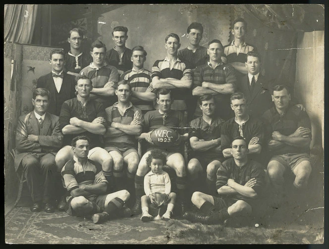 Rugby team, possibly from Westport